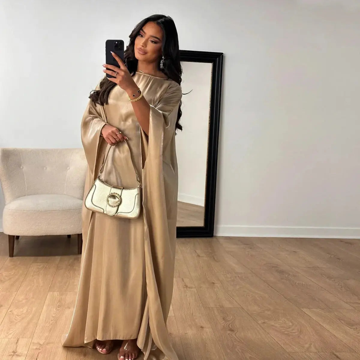 Shiny Butterfly Abaya - SOUL
